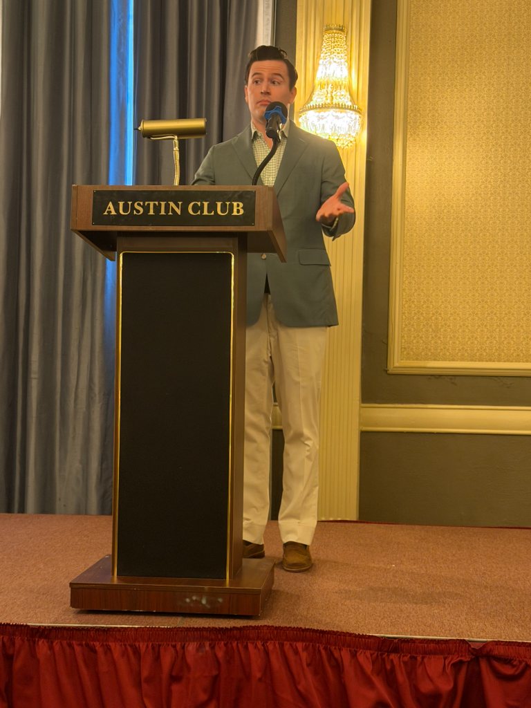 A talk at the Austin Club